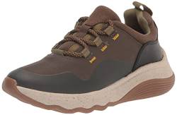 Clarks Damen Jaunt Lace Sneaker, Dark Olive Combi, 37 EU von Clarks