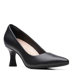 Clarks Damen Kataleyna Gem Pumps, Schwarz Leder, 35.5 EU von Clarks