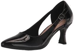 Clarks Damen Kataleyna Rae Pumps, Schwarz Lack Synthetisch, 41.5 EU Weit von Clarks