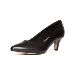 Clarks Damen Linvale Jerica Pumps, Black Leather, 36 EU von Clarks