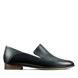 Clarks Damen Mokassin, Schwarz (Black Leather), 38 EU von Clarks