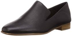 Clarks Damen Mokassin, Schwarz (Black Leather), 39 EU von Clarks