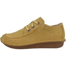 Clarks Damen Oxford Funny Dream, Yellow Suede, 39.5 EU von Clarks