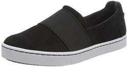 Clarks Damen Pawley Wes Slipper Sneaker, Black Sde, 38 EU von Clarks