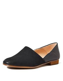 Clarks Damen Pure Tone Slipper, Schwarz Black Combi, 37 EU von Clarks