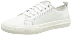 Clarks Damen Roxby Lace Sneaker, White/Silver, 37.5 EU von Clarks