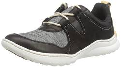 Clarks Damen Teagan Lace Sneaker, Black Combi, 37 EU von Clarks