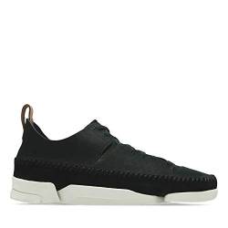 Clarks Damen Trigenic Flex Sneakers, Schwarz (Black Nubuck), 41 EU von Clarks