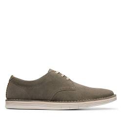 Clarks Forge Vibe Mens Casual Lace Up Shoes 44 EU Olive Suede von Clarks