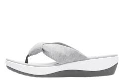 Clarks Frauen Arla Glison Offener Zeh Leger Flip Flops Grau Groesse 7 US /38 EU von Clarks