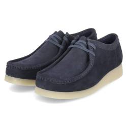 Clarks Halbschuhe Wallabee EVO, Größe:12, Farbauswahl:blau von Clarks