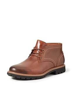 Clarks Herren Batcombe Lo Chelsea Boots, Braun Dark Tan Lea, 44.5 EU von Clarks