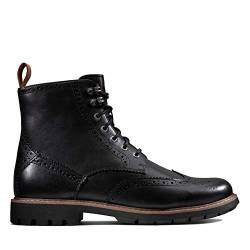 Clarks Herren Batcombe Lord Biker Boots, Schwarz, 42 EU von Clarks