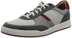 Clarks Herren Bizby Lace Sneaker, Dunkelgraue Kombination., 44 EU von Clarks