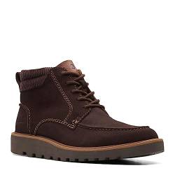 Clarks Herren Boots Stiefelette, Dunkelbraun, 10.5 von Clarks