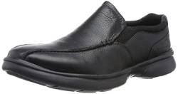 Clarks Herren Bradley Step Slipper, Blk Tumbled Lea, 39.5 EU Weit von Clarks