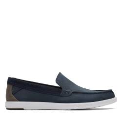 Clarks Herren Bratton Loafer, Navy Nubuck, 45 EU von Clarks