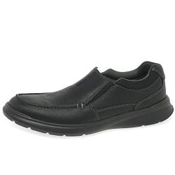 Clarks Herren Cotrell Free Slipper Derby, Black Oily Lea, 39.5 EU von Clarks