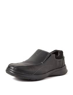 Clarks Herren Cotrell Step Slipper, Schwarz Black Oily Lea, 41 EU von Clarks