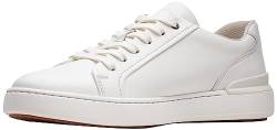 Clarks Herren CourtLite Move Sneaker, White, 45 EU von Clarks