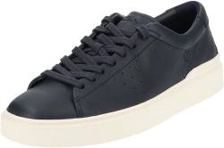 Clarks Herren Craft Swift Sneaker, Marineblau Leder, 49 EU von Clarks