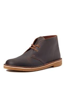 Clarks Herren Desert Boot Bushacre 3 Chukka-Stiefel, Beeswax, 48 EU von Clarks