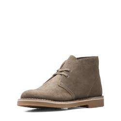 Clarks Herren Desert Boot Bushacre 3 Chukka-Stiefel, Sand Suede,40 EU von Clarks