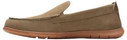 Clarks Herren Flexway Step Flacher Slipper, Olive Suede, 41.5 EU von Clarks