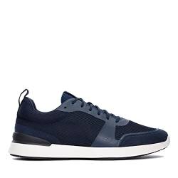 Clarks Herren LT Lace Sneaker, Navy Knit, 39.5 EU von Clarks