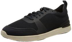 Clarks Herren LT Lace Sneaker, Navy Knit, 43 EU von Clarks