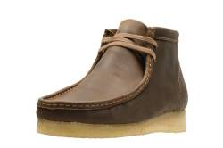 Clarks Herren Men's Wallabee Boot-Beeswax-9.5M Chukka, Stiefel, Bienenwachs, 42.5 EU von Clarks