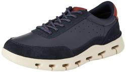 Clarks Herren Nature X One Sneaker, Marineblau (Leder), 44 EU von Clarks