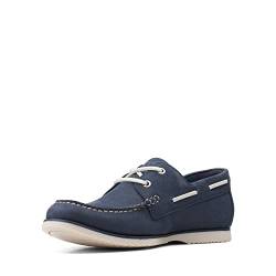 Clarks Herren Noonan Lace Bootsschuh, Navy Nubuk, 39.5 EU von Clarks