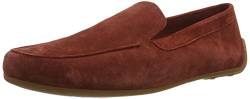 Clarks Herren Reazor Plain Slipper, Rot (Red Suede Red Suede) von Clarks