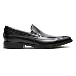 Clarks Herren Tilden Free Slipper, Schwarz (Black Leather), Size 45 EU von Clarks