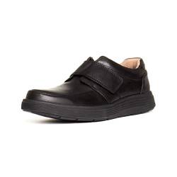 Clarks Herren Un Abode Strap Slipper, Schwarzes Leder, 40 EU von Clarks