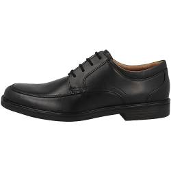 Clarks Herren Un Aldric Park Derbys, Schwarz (Black Leather), 40 EU von Clarks