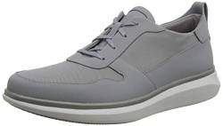 Clarks Herren Un Globe Sport Sneaker Niedrig Grau (Grey Combi Grey Combi) von Clarks