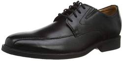 Clarks Herren Whiddon Pace Sneaker, Schwarzes Leder von Clarks