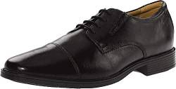 Clarks Herren tilden kasket Derby, Schwarzes Leder, 40 EU von Clarks