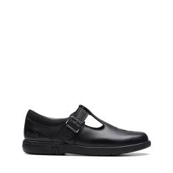 Clarks Jazzy Tap K. Ballerinas, Black Leather, 26 EU von Clarks