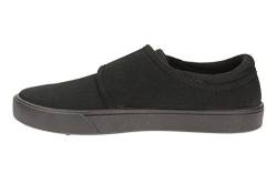 Clarks Jungen Hopper Run Uniform-Schuh Sneaker Sneaker, Black, 32.5 EU von Clarks