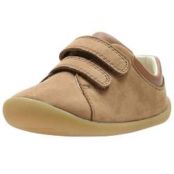 Clarks Jungen Roamer Craft T Sneaker Niedrig, Braun (Tan Leather), 17.5 EU von Clarks