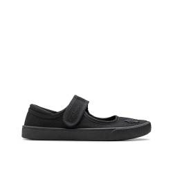 Clarks Mädchen Hopper Go Geschlossene Ballerinas, Schwarz, 29.5 EU Weit von Clarks