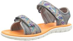 Clarks Mädchen Surfing Tide K Sandal, Grau, 25.5 EU von Clarks