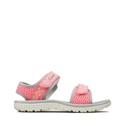 Clarks Mädchen Surfing Tide K Slingback Sandalen, Pink, Pink, 32 EU von Clarks