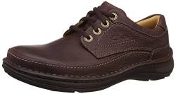 Clarks Nature Three Herren Derby Schnürhalbschuhe, Braun (Mahogany Leather), 44.5 EU von Clarks