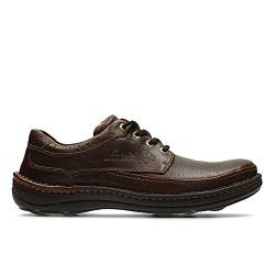 Clarks Nature Three Herren Derby Schnürhalbschuhe, Braun (Mahogany Leather), 47 EU von Clarks