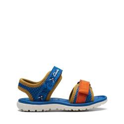 Clarks Surfing Tide T Sandal, Blau, 20 EU Schmal von Clarks