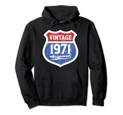 Vintage Route Original 1971 Birthday Limited Edition Classic Pullover Hoodie von Classic Birthday Original Vintage Limited Edition